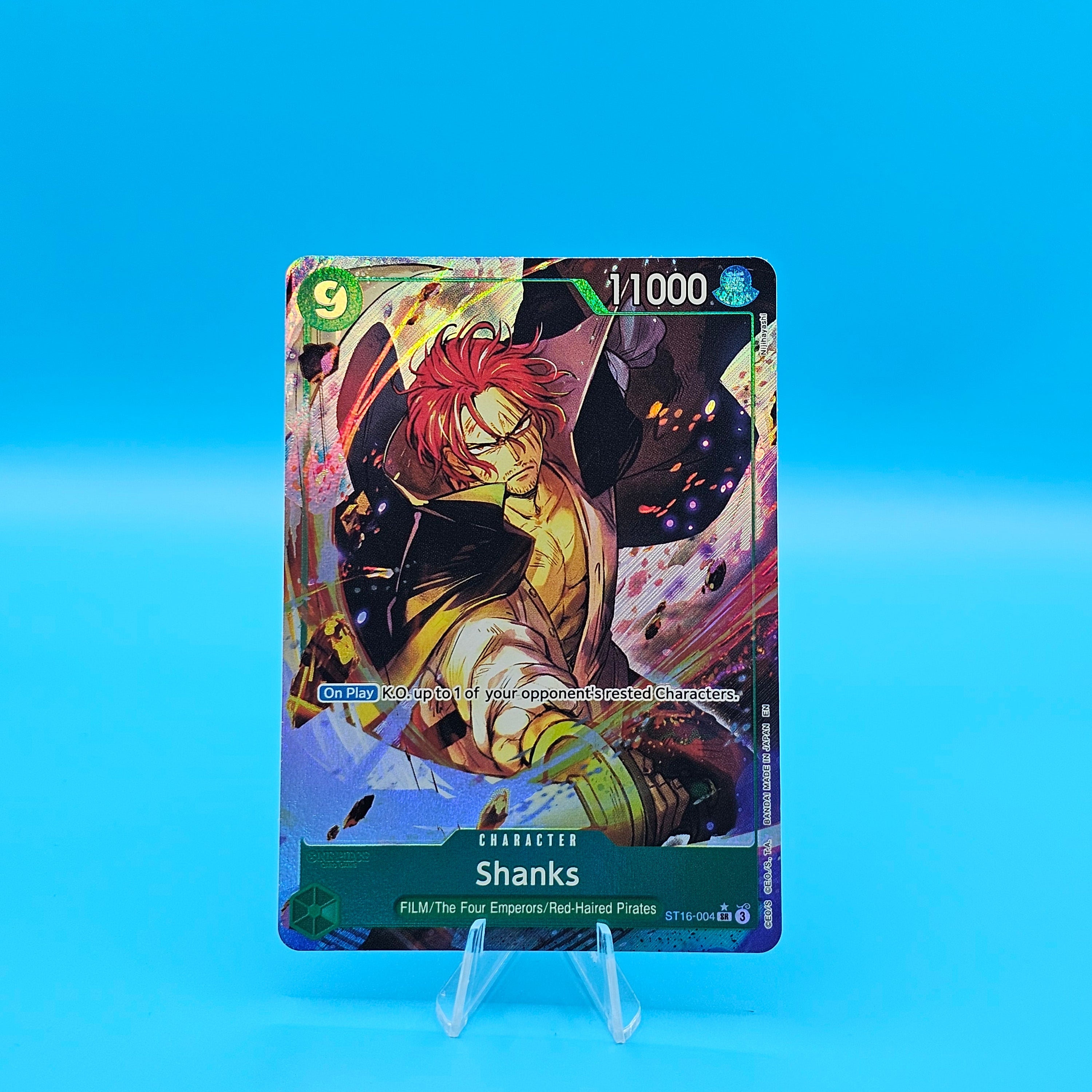 AA - Shanks - ST16-004 (Alternate Art) - EN - Raw