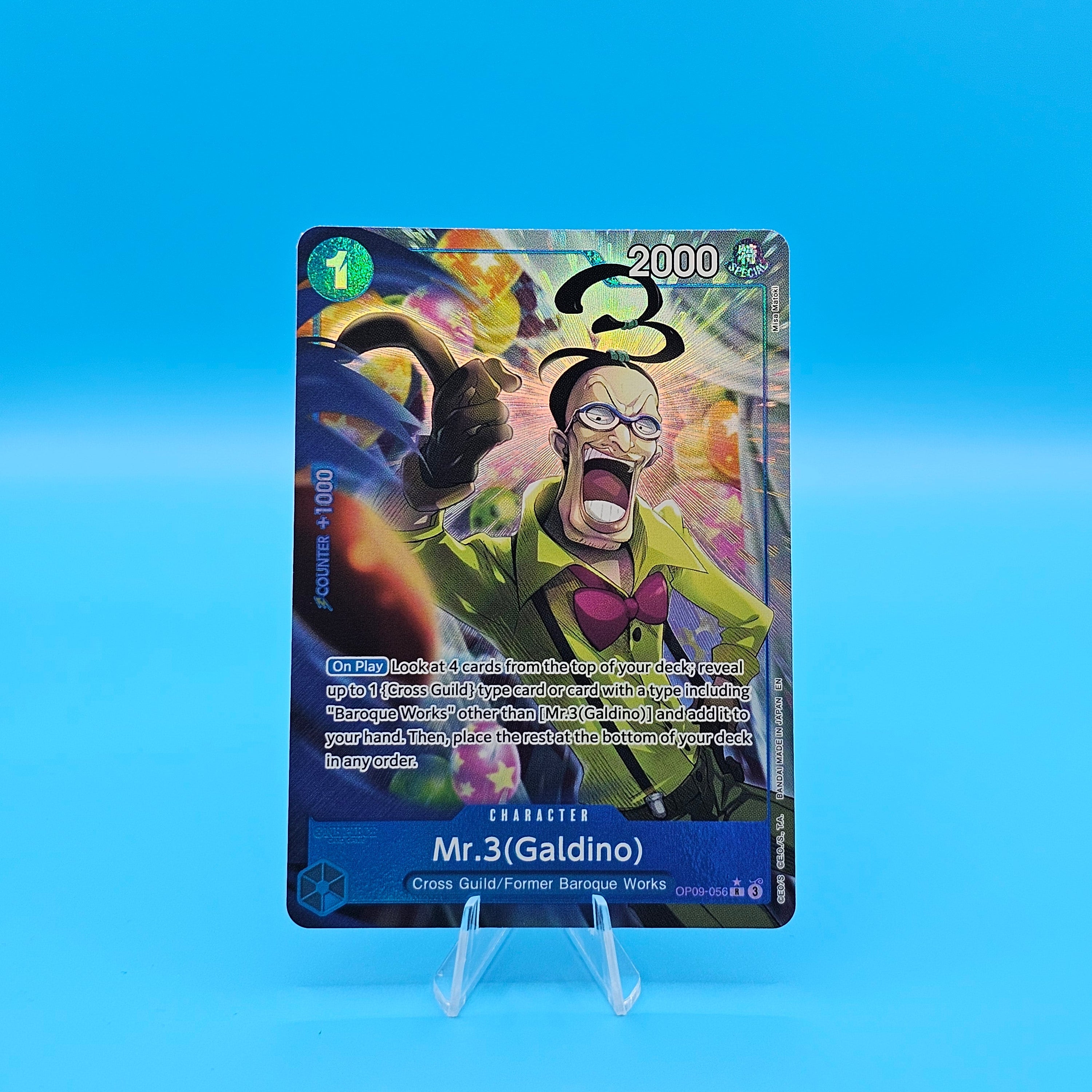 AA -Mr.3(Galdino) - OP09-056 (Alternate Art) - EN - Raw