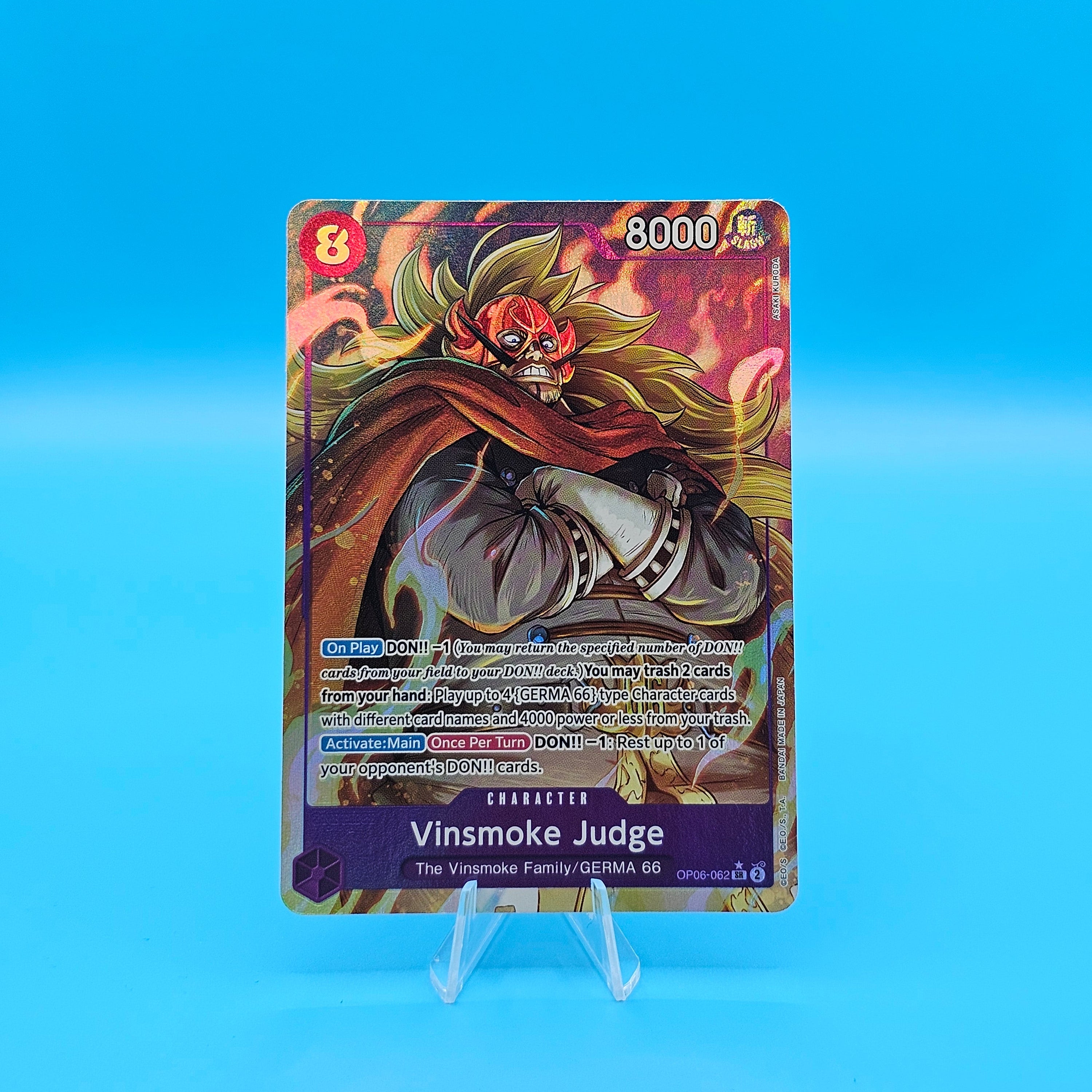 AA - Vinsmoke Judge - OP06-062 (Alternate Art) - EN - Raw