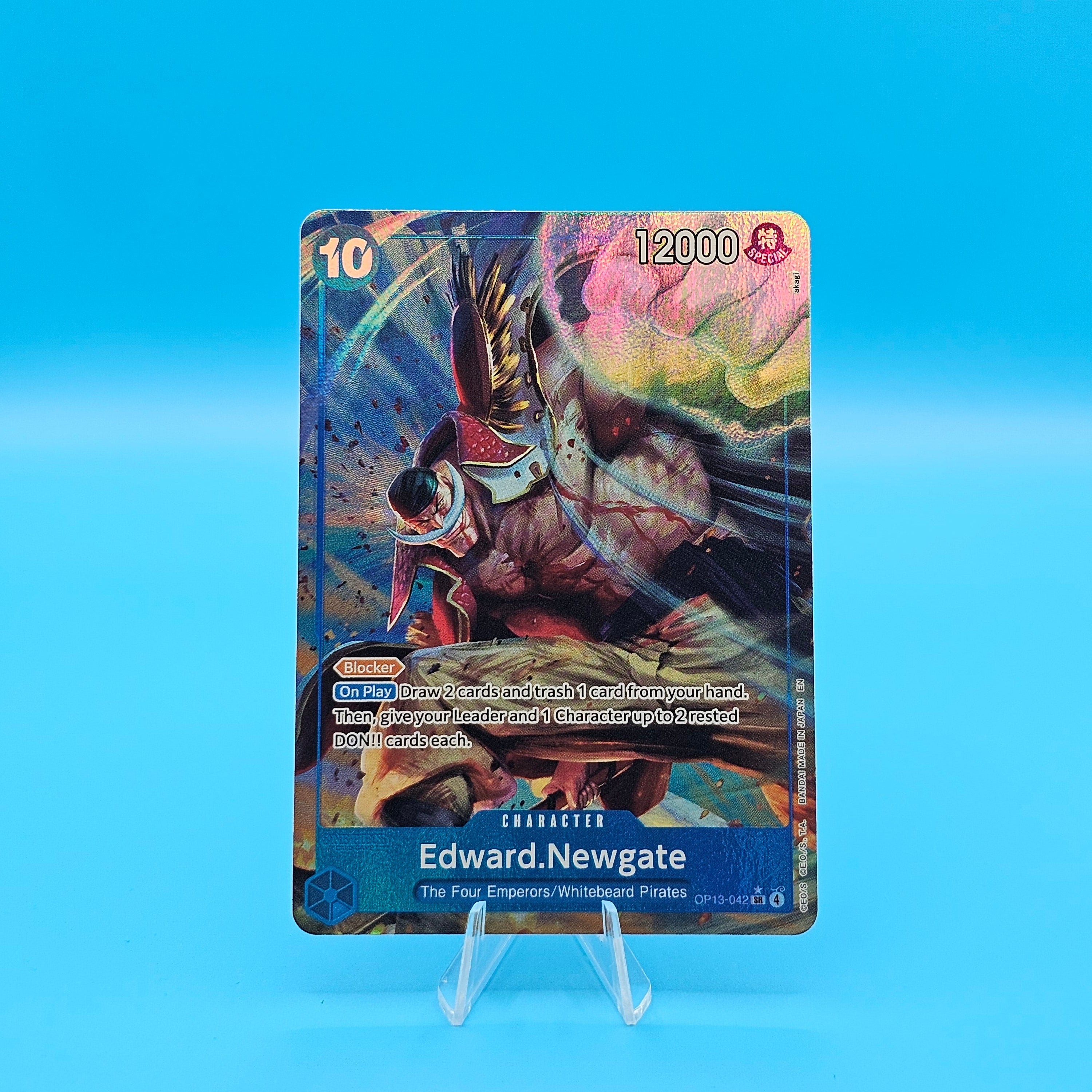 AA - Edward.Newgate - OP13-042 (Alternate Art) - EN - Raw