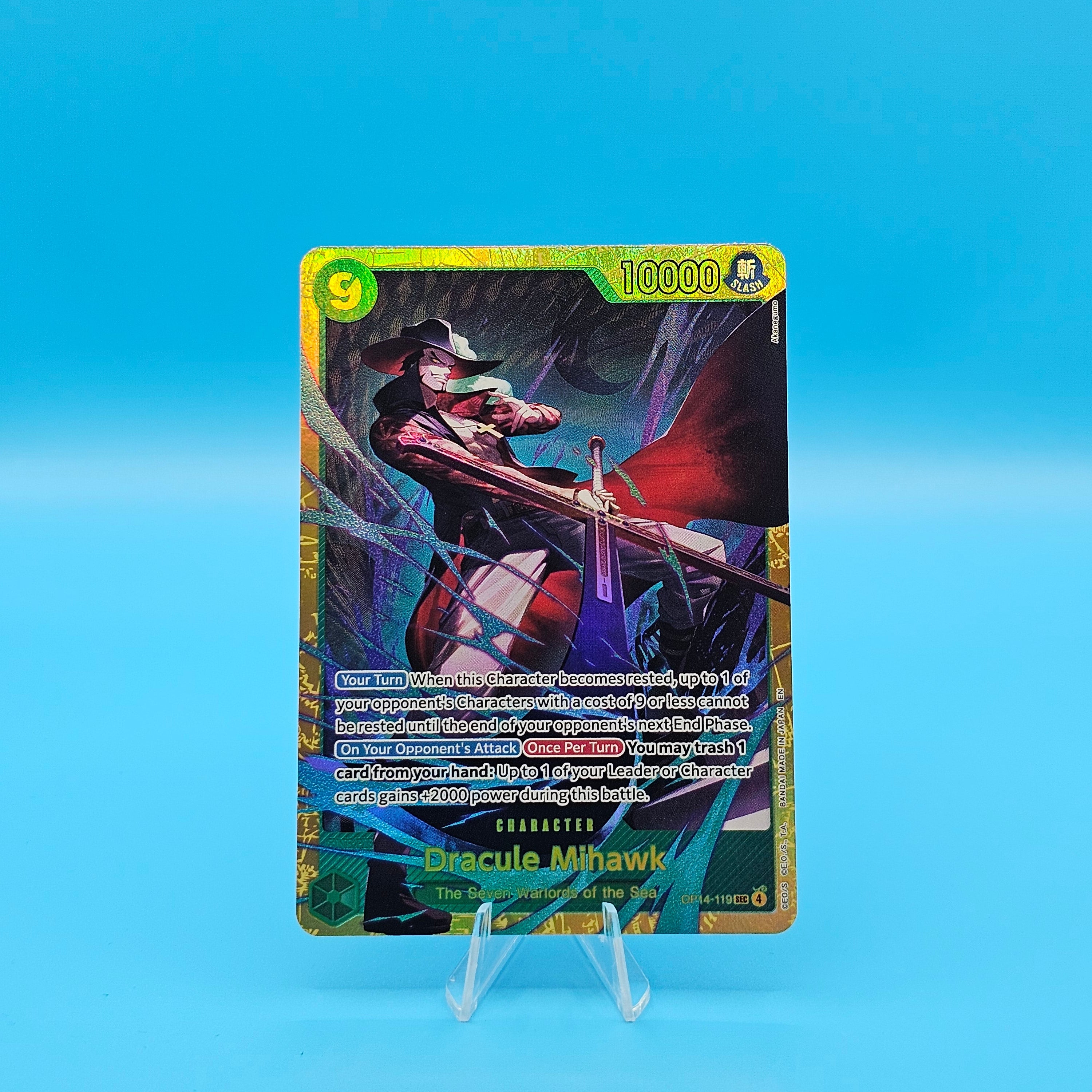 SEC - Dracule Mihawk - OP14-119 (Alternate Art) - EN - Raw